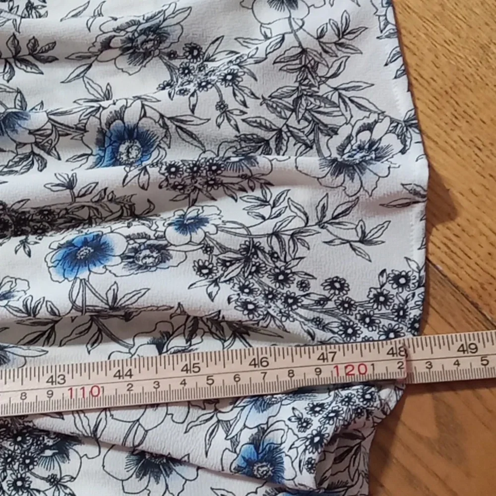 TALBOTS Womens SMALL Dress FLORAL LONG Used Preowned Cocktail Party Flowers - Picture 4 of 7